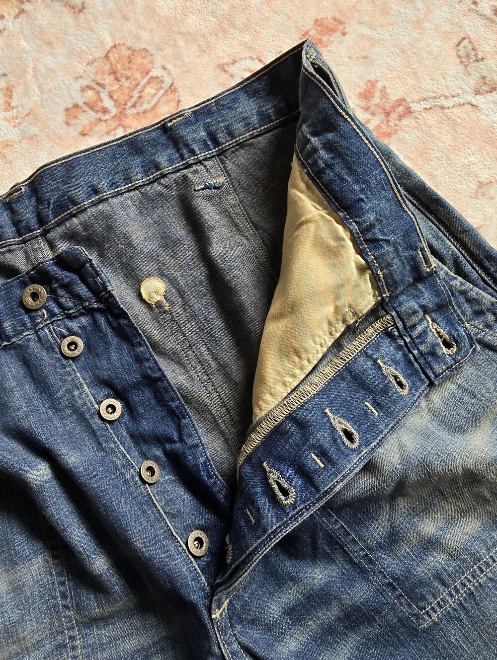 Polo by Ralph Lauren Distressed Patchwork Jeans - Picture 12 of 12